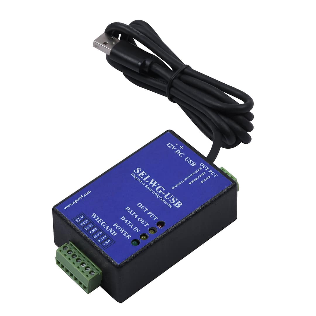 Wiegand to Serial 2-min Wiegand to Serial Converter, product photo 2
